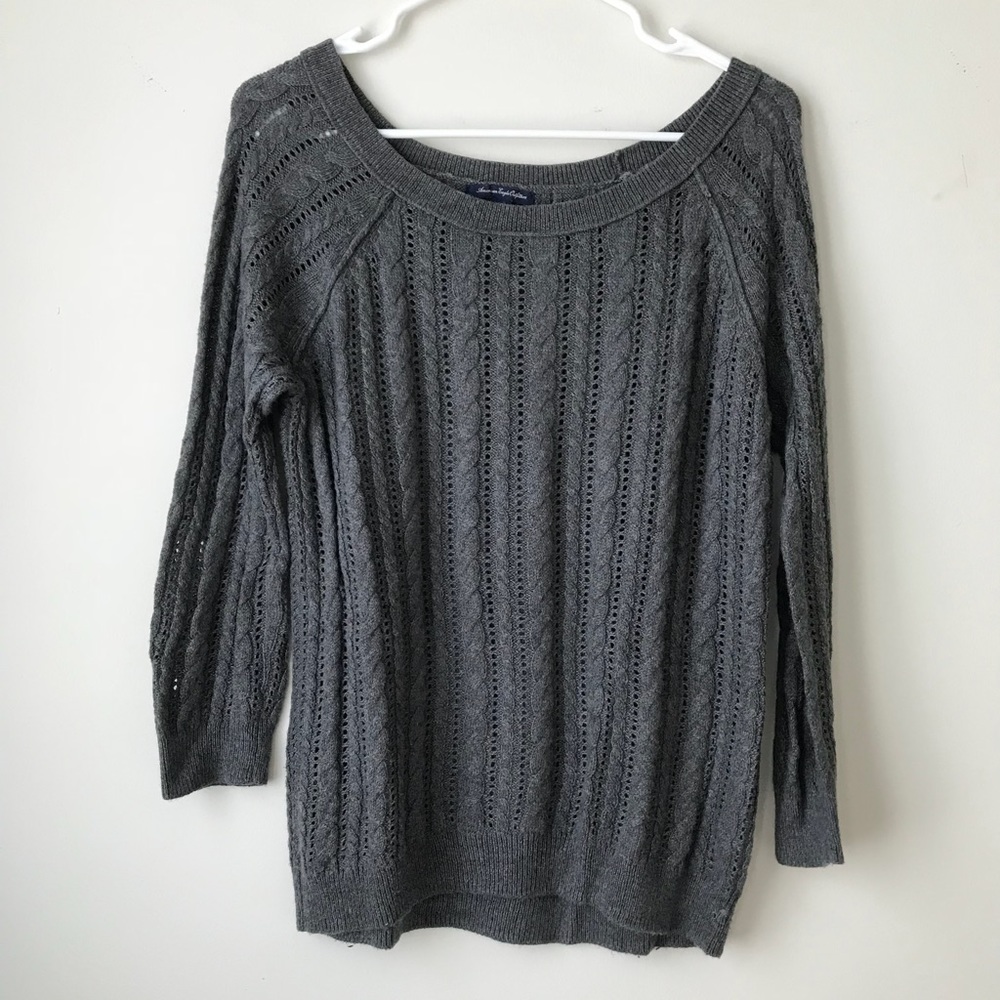 Grey American Eagle knitted sweater